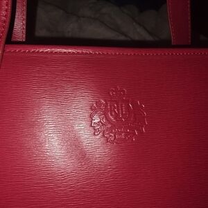 Elegant Red RLL Designer Tote Bag